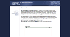 Desktop Screenshot of colonialmanorseymour.com
