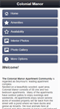 Mobile Screenshot of colonialmanorseymour.com